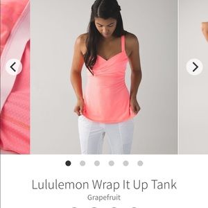 COPY - Lululemon wrap it up tank in size 10 fit like 8
